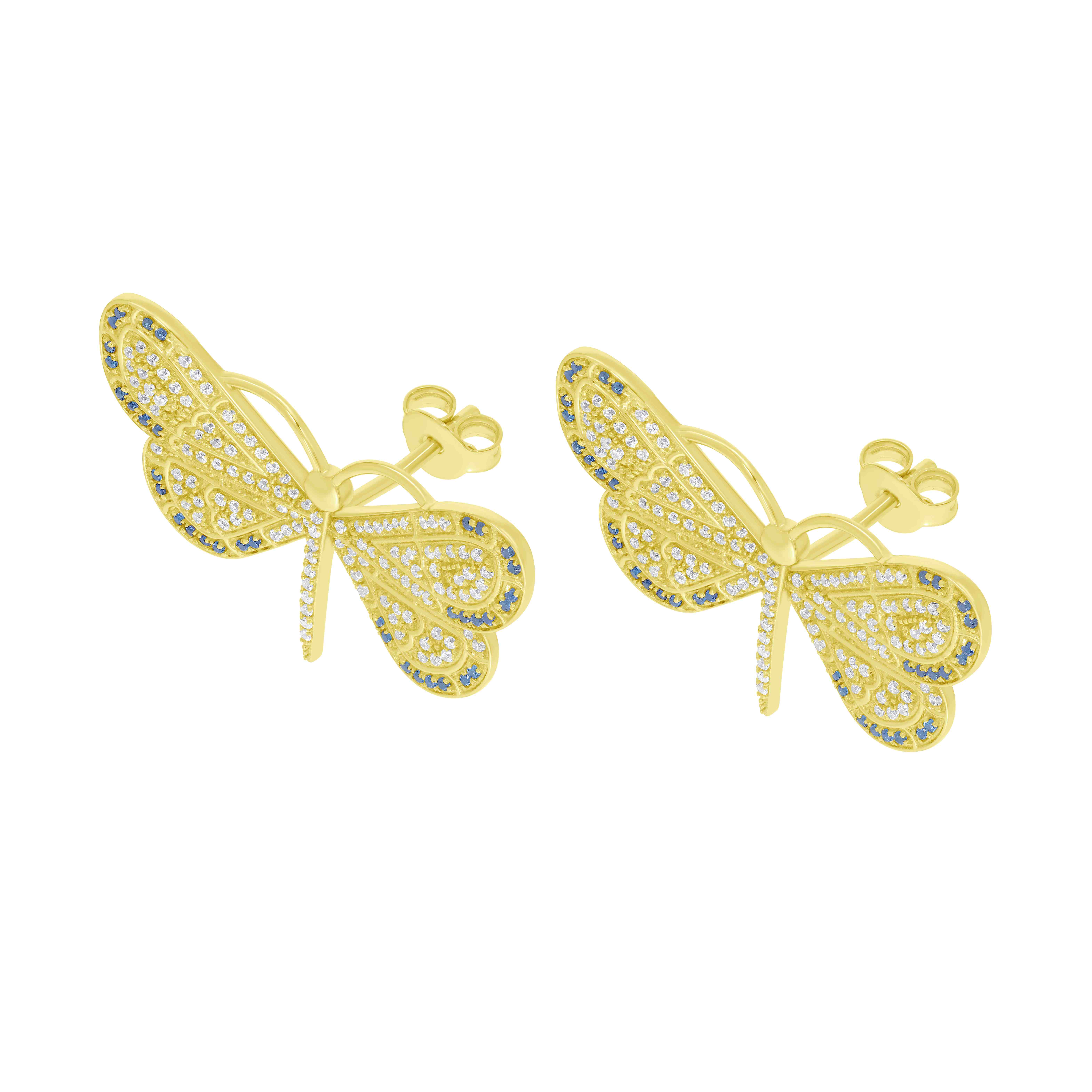 Butterfly Stud Earrings ER21540A